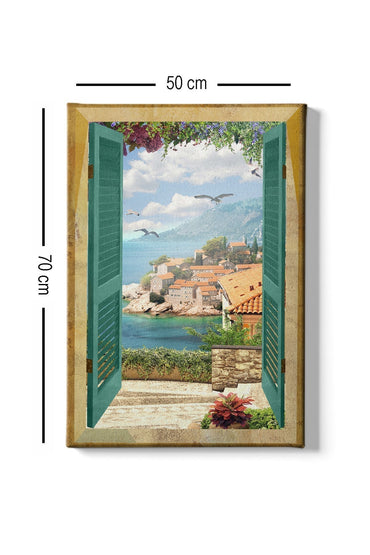 Schilderij Italian Window (Canvas)