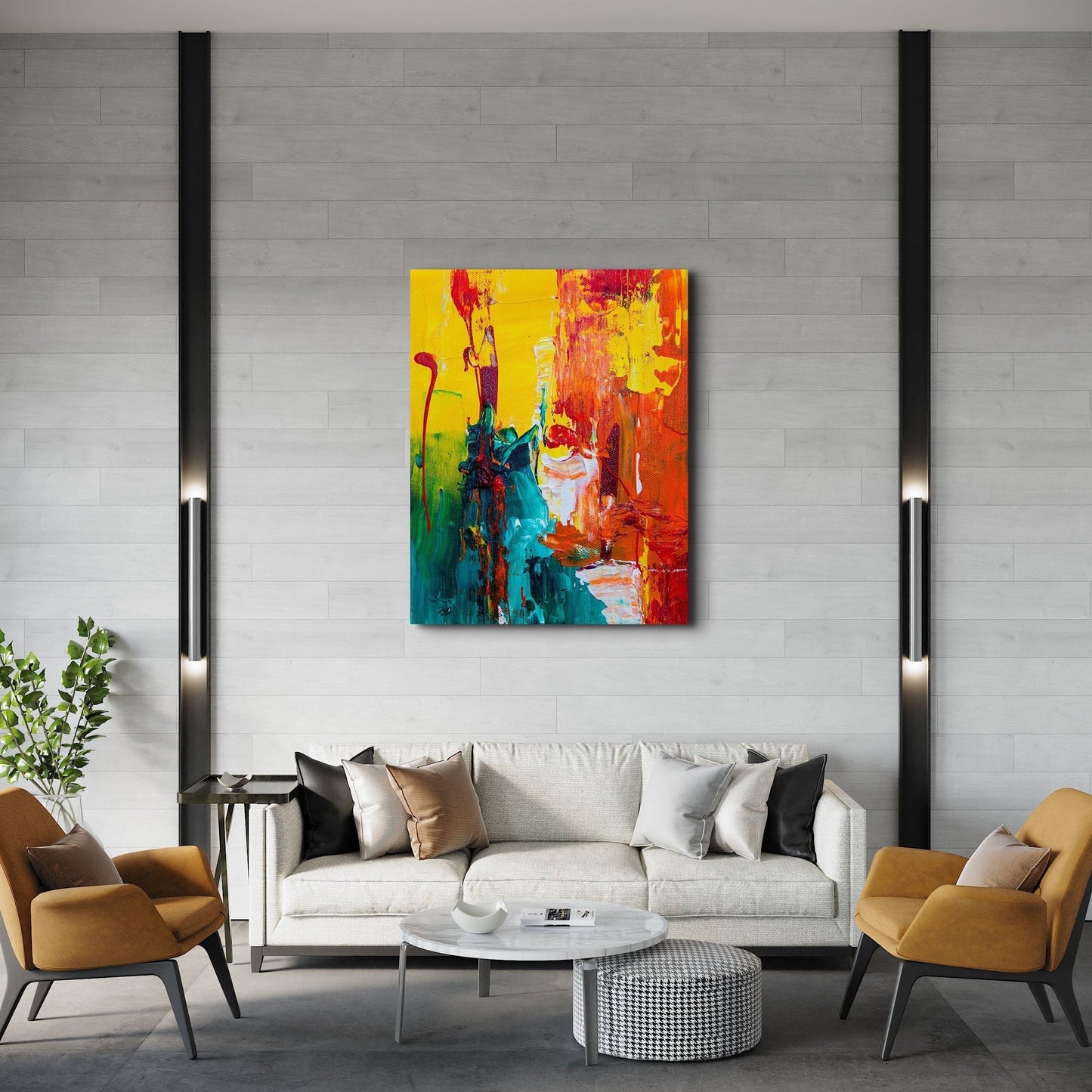 Schilderij A Splash Of Colour (Canvas)