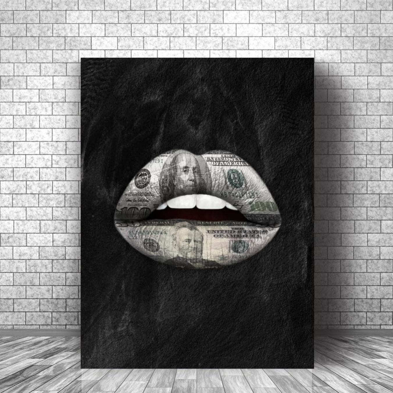 Schilderij The Money Kiss (Canvas)