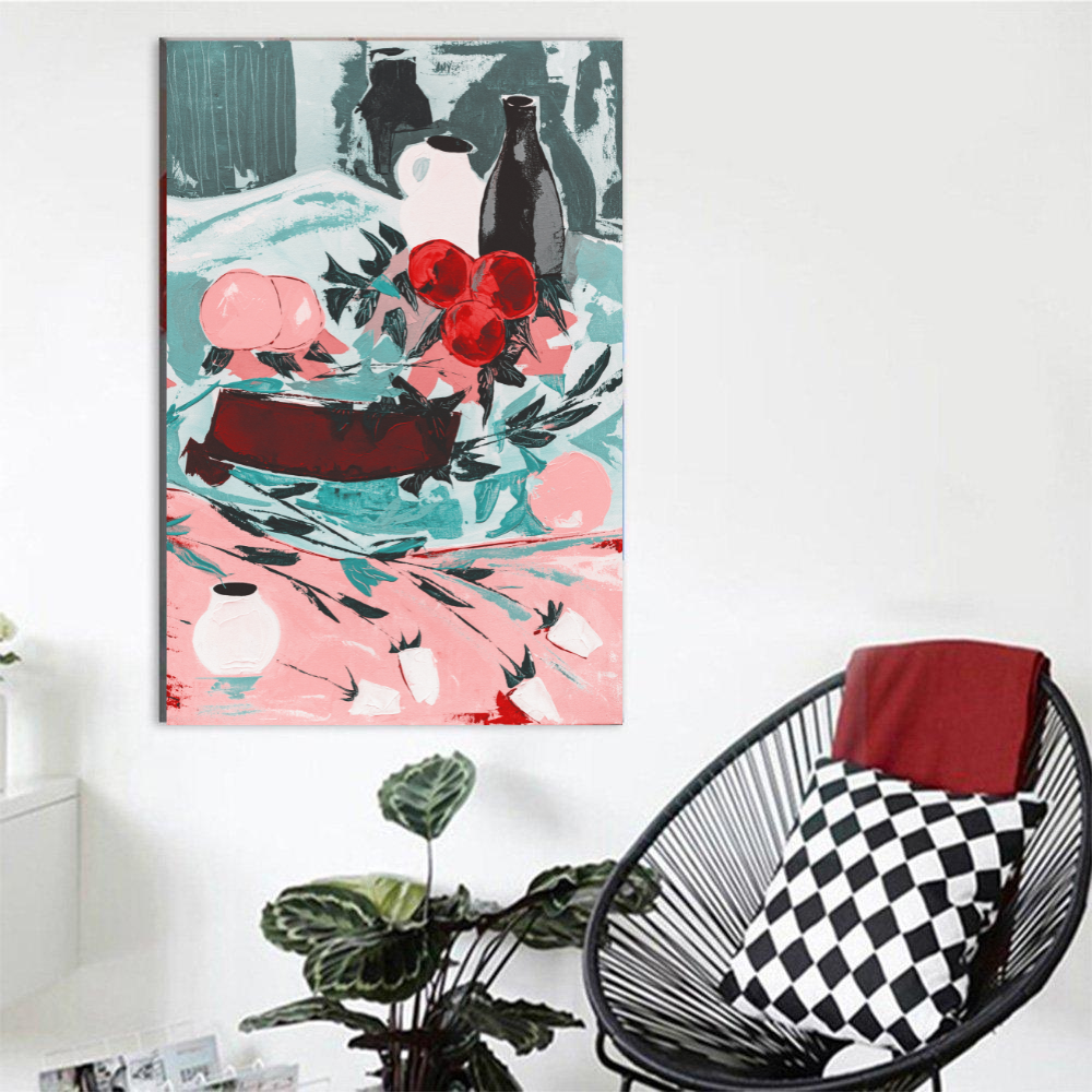 Schilderij Dejeuner Parisian Art On (Canvas)