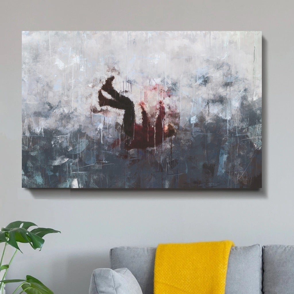 Schilderij Falling Away (Canvas)