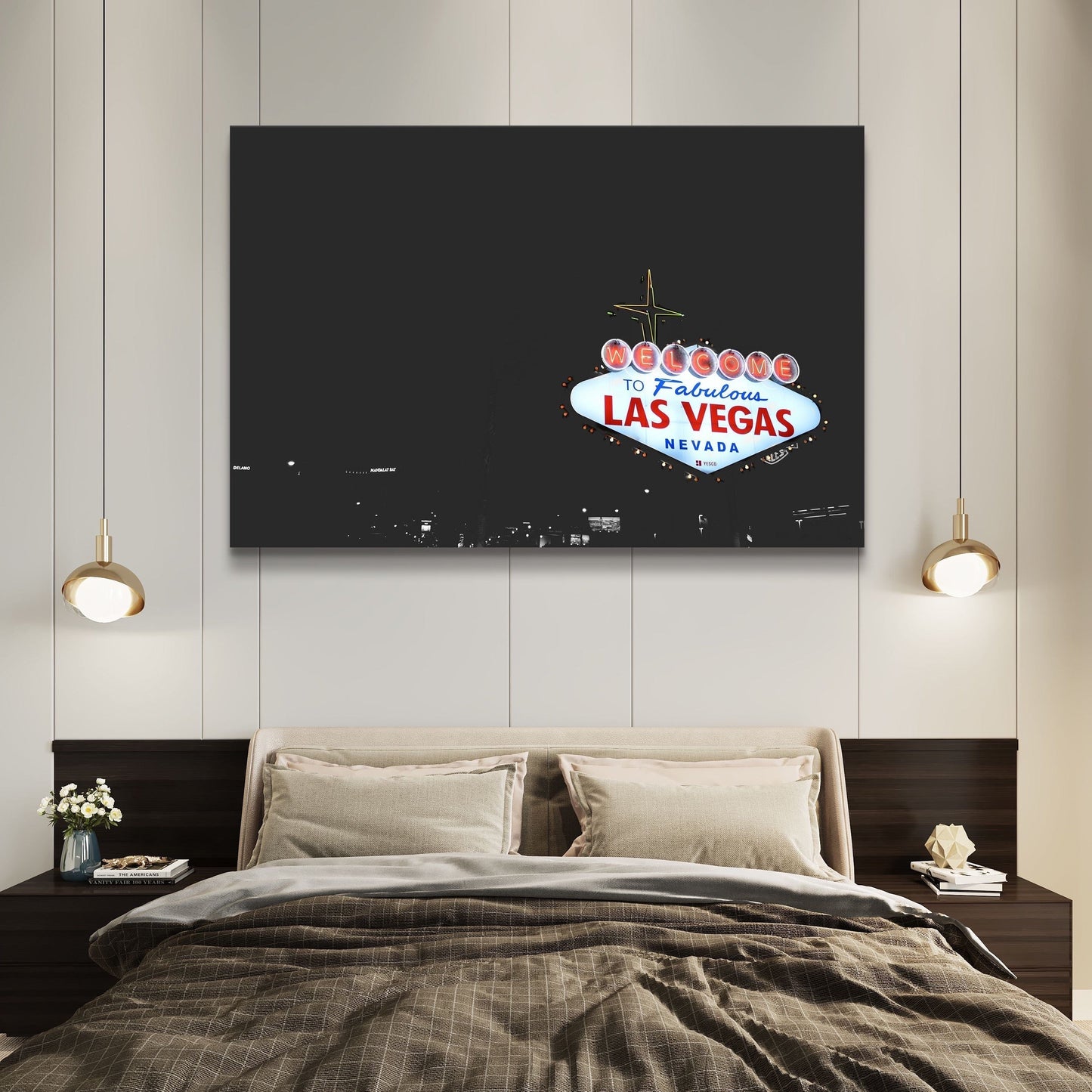 Schilderij Welcome To Las Vegas (Canvas)