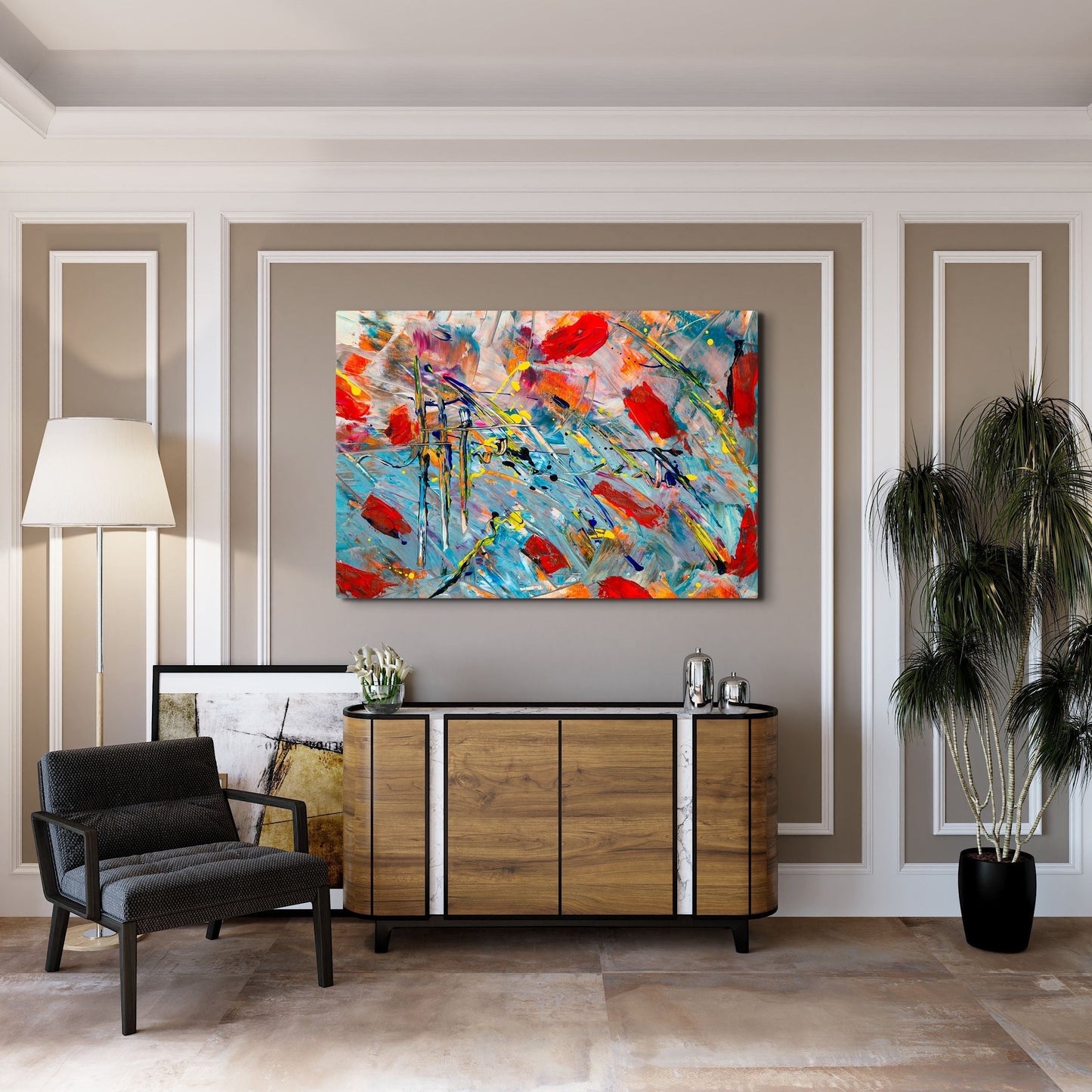 Schilderij Poppy Season (Canvas)