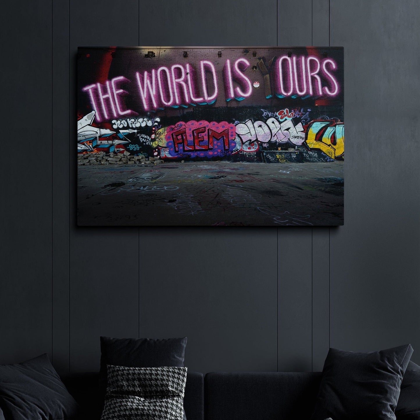 Schilderij The World Is Ours (Canvas)