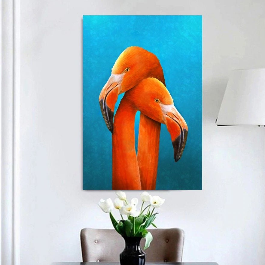 Schilderij Flamenco Love (Canvas)