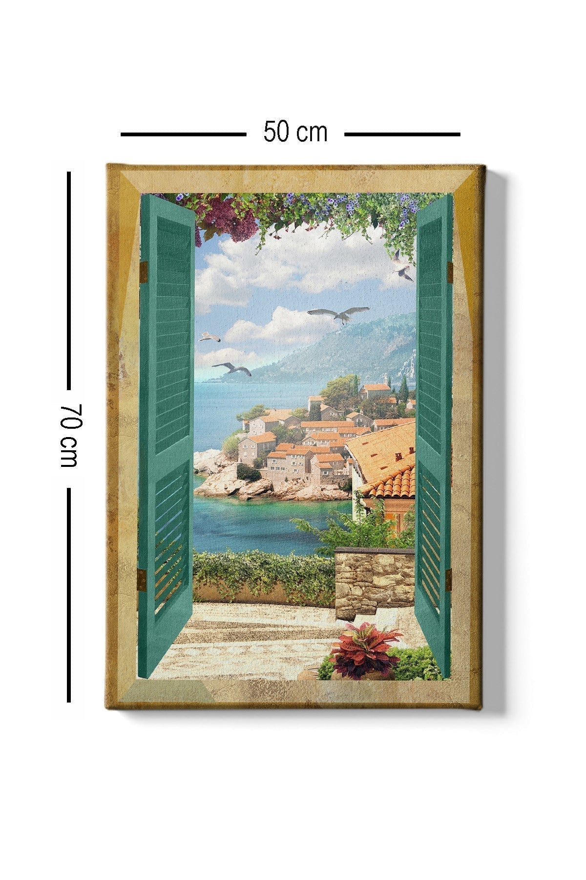 Schilderij Italian Window (Canvas)