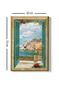 Schilderij Italian Window (Canvas)