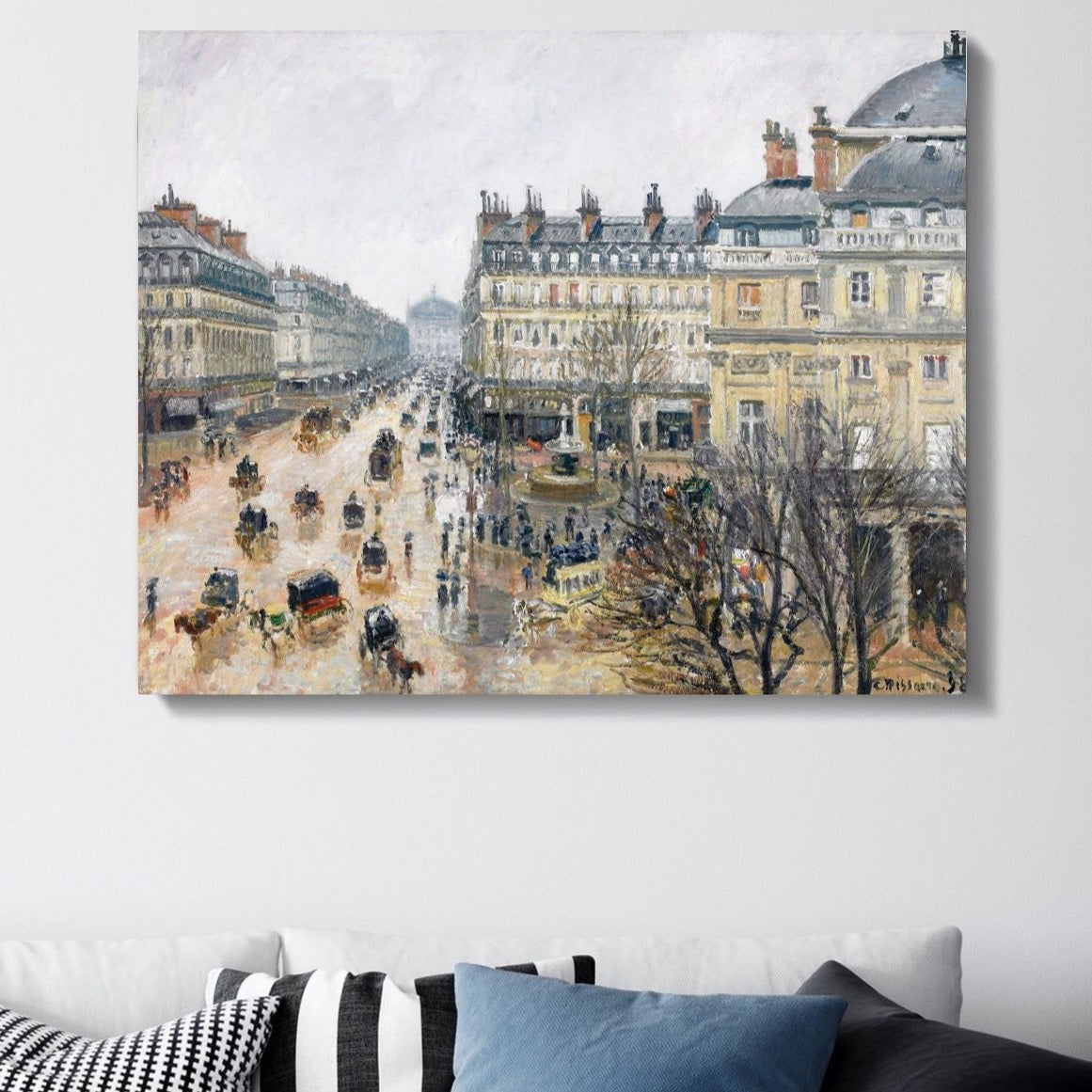 Schilderij The Old Town (Canvas)