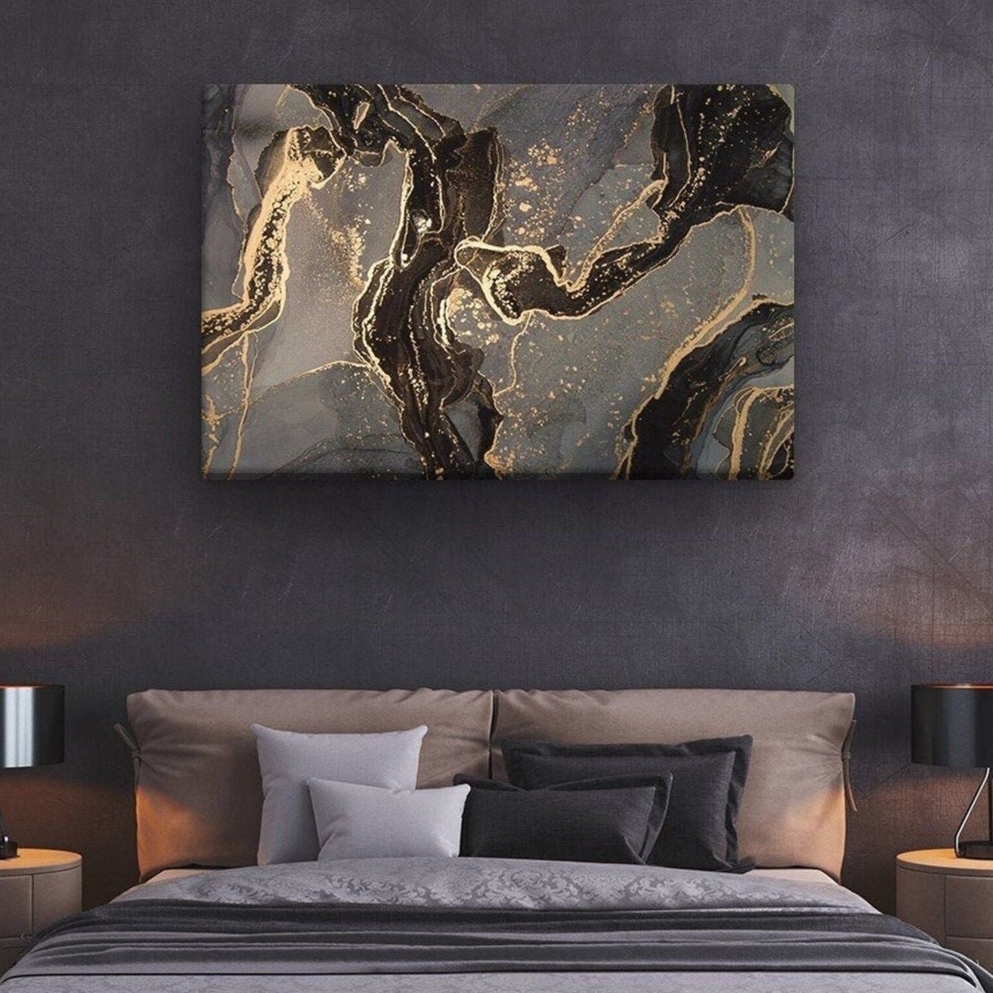 Schilderij Black Magic (Canvas)