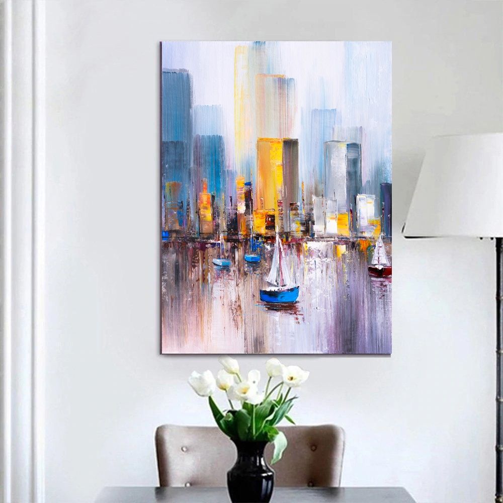 Schilderij A Day On The Water (Canvas)