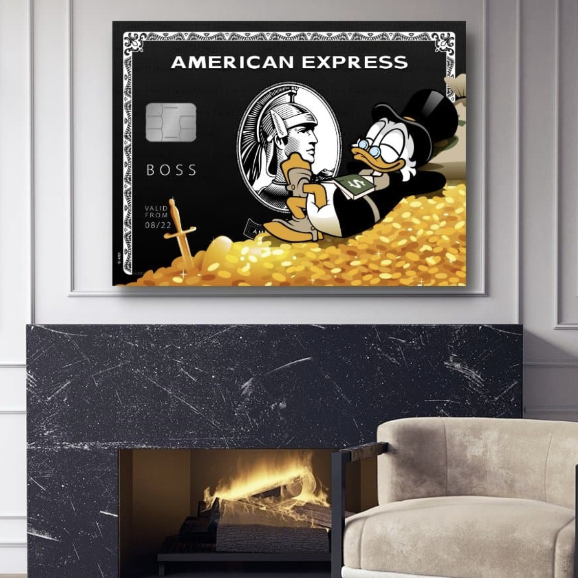 Schilderij Richy McDucky (Canvas)