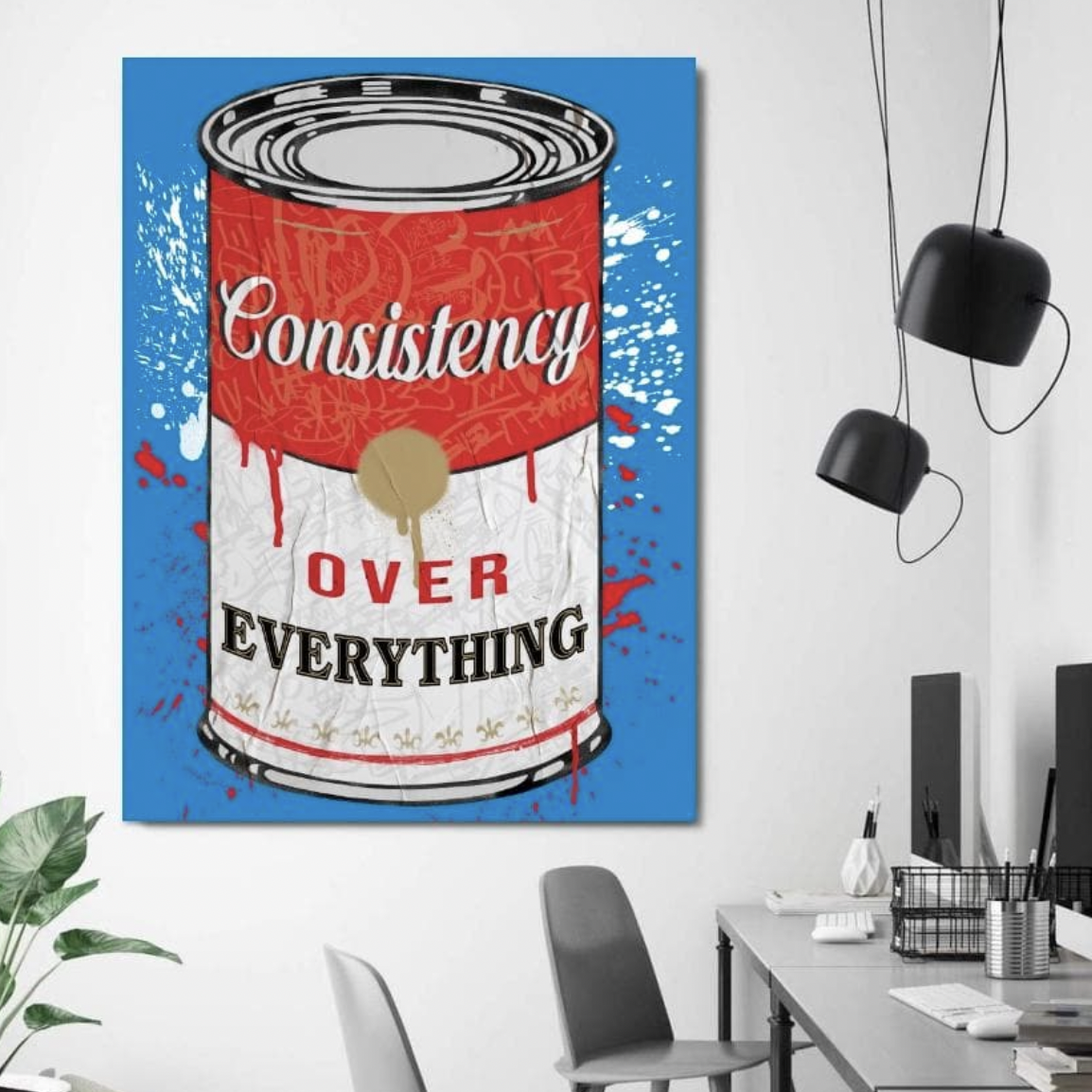 Schilderij Consistency (Canvas)