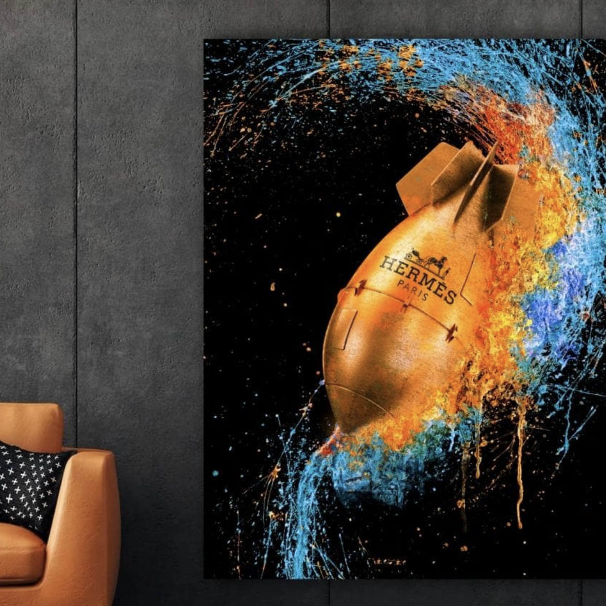 Schilderij The Hermes Bomb (Canvas)