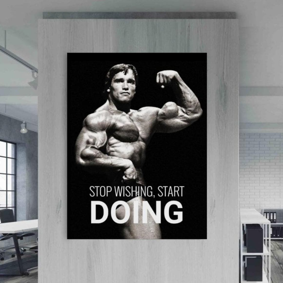 Schilderij Start Doing Gym Motivation (Canvas)