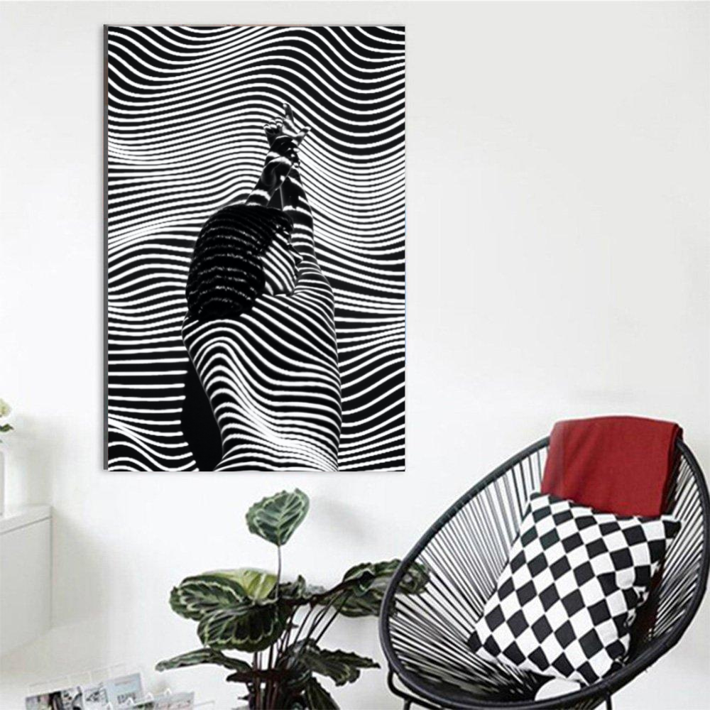 Schilderij Halen Monochrome (Canvas)