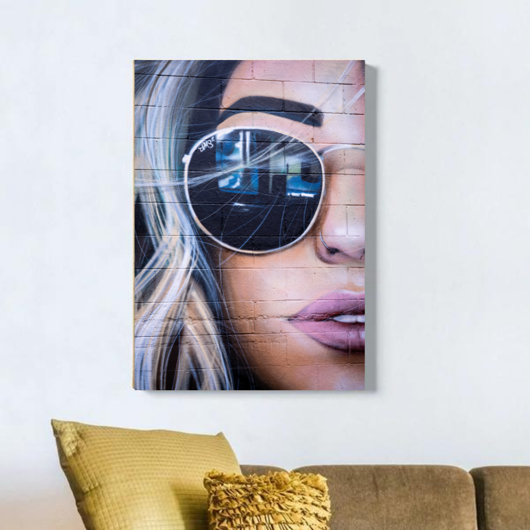 Schilderij Vexed Street Art (Canvas)