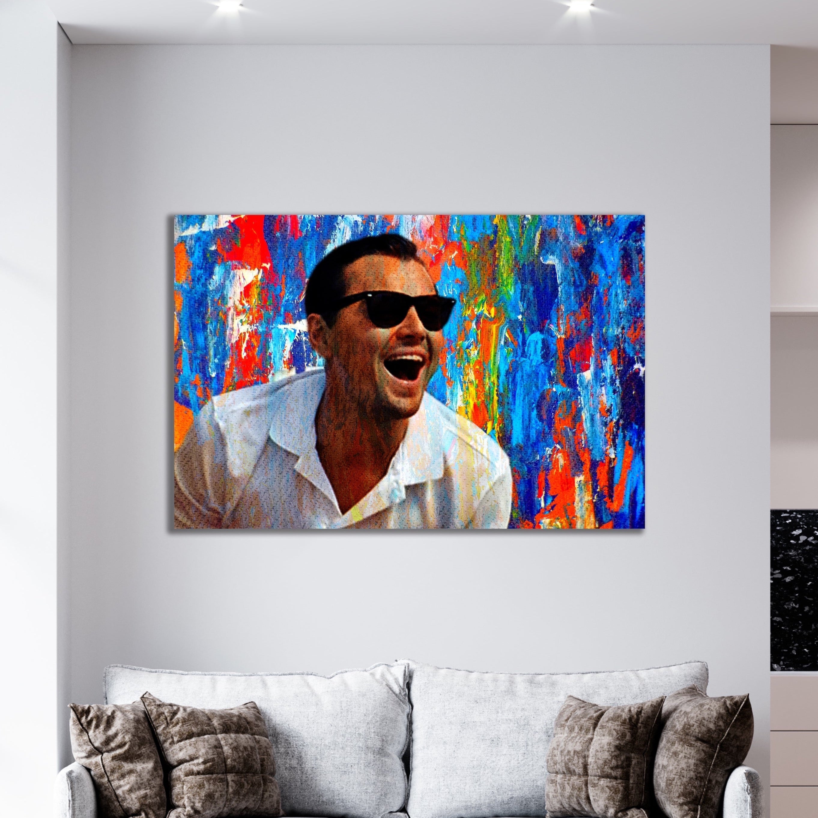 Schilderij Wolf of Wall Street (Canvas)