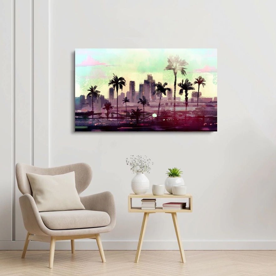 Schilderij Pink Paradise (Canvas)