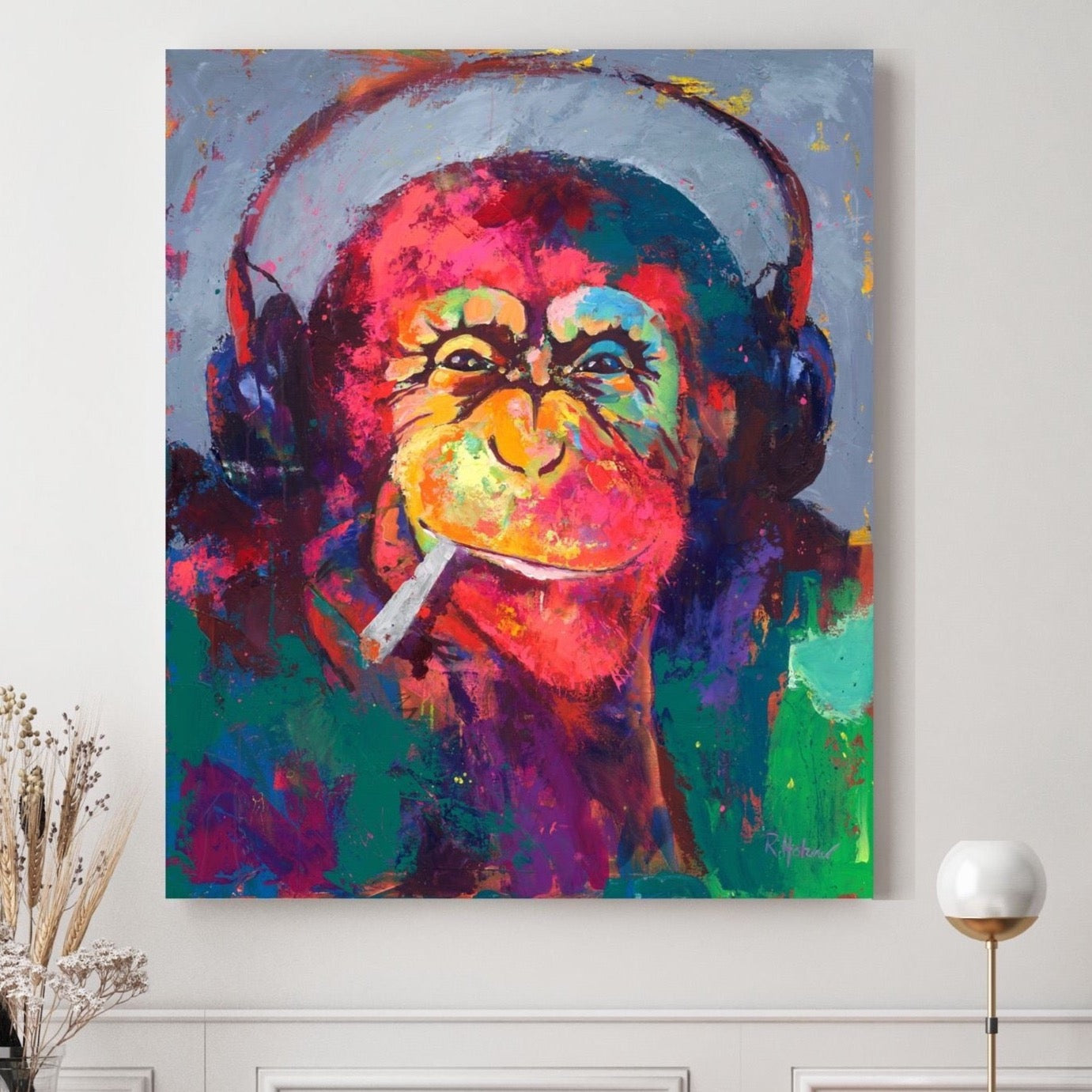 Schilderij Cheeky Monkey (Canvas)