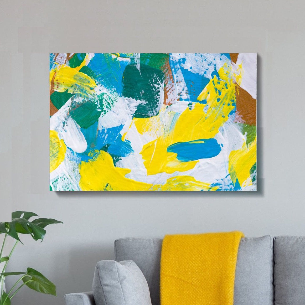 Schilderij Spring Time Abstract (Canvas)