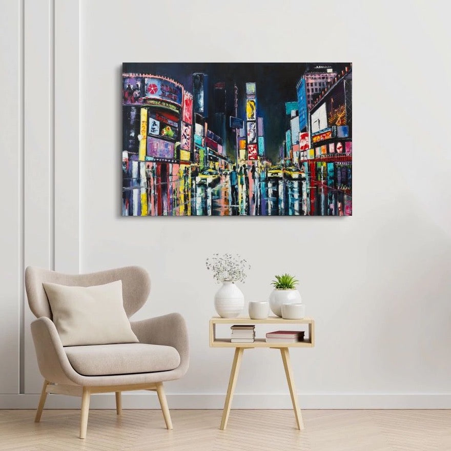 Schilderij Times Square (Canvas)