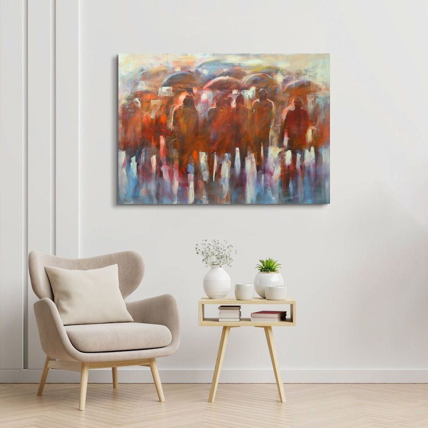 Schilderij La Gente (Canvas)