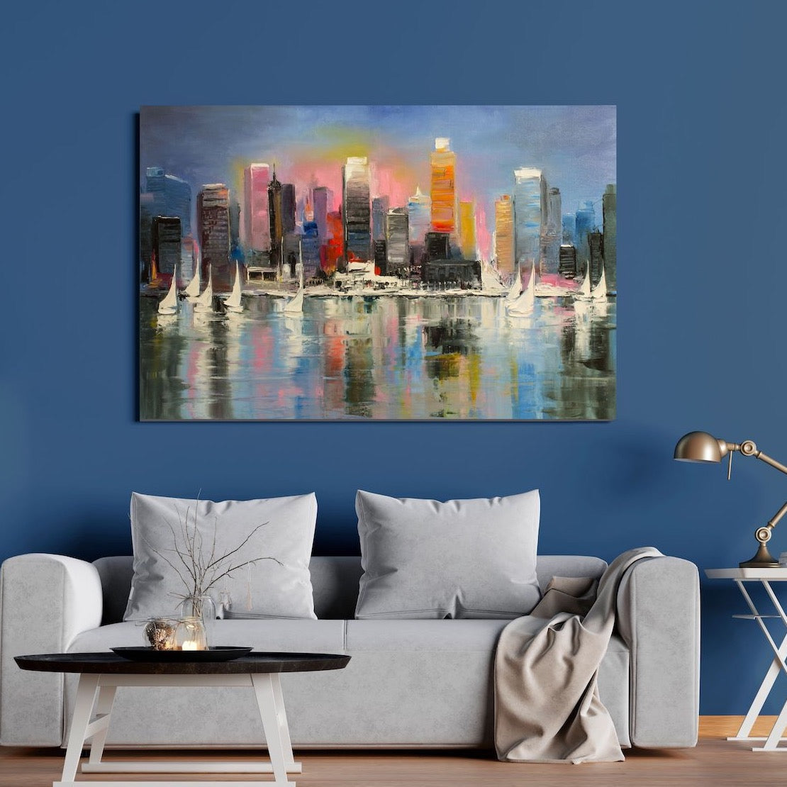 Schilderij Manhattan Veil (Canvas)