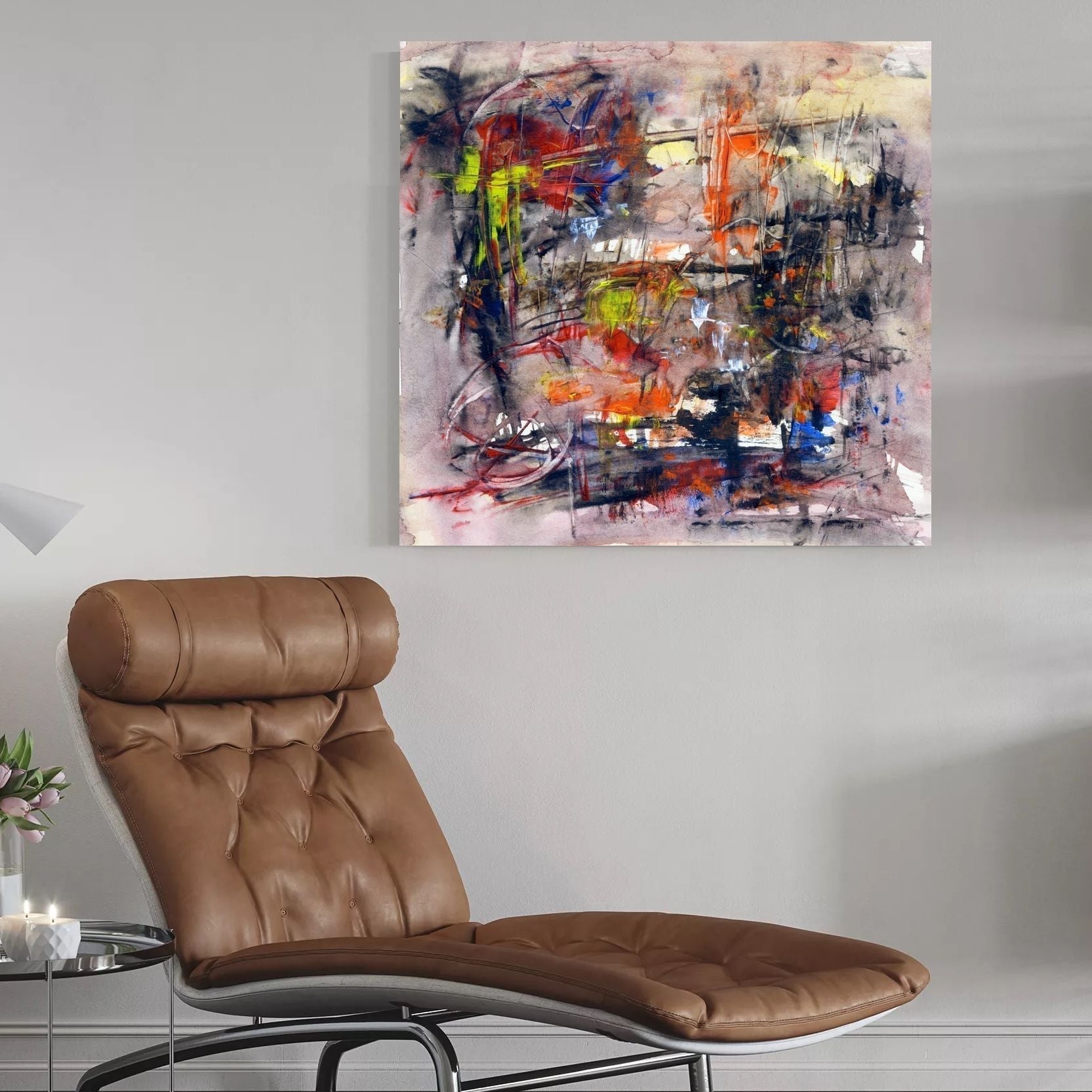 Schilderij Paint Splash (Canvas)