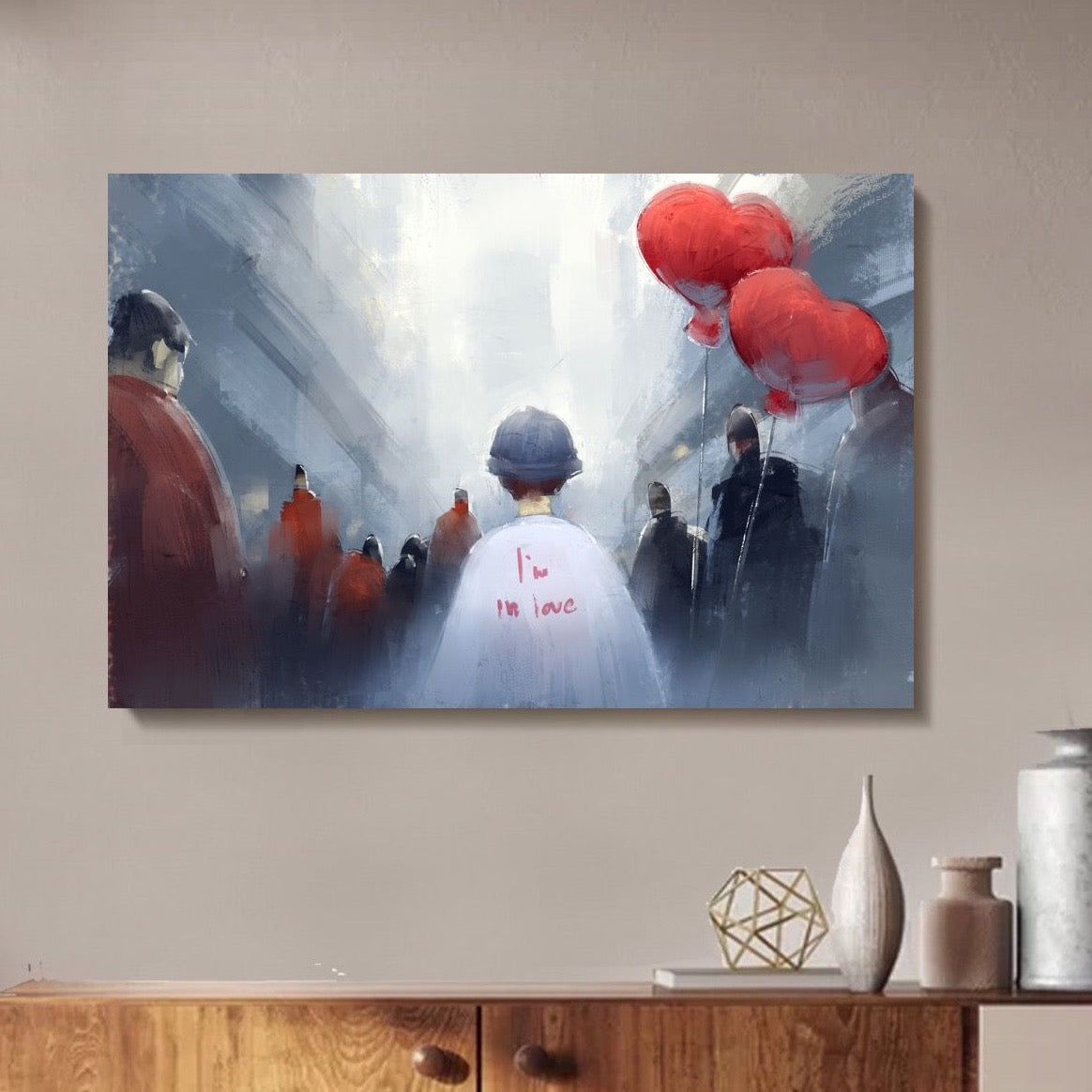 Schilderij Im In Love (Canvas)