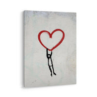 Schilderij Hang On To Love (Canvas)