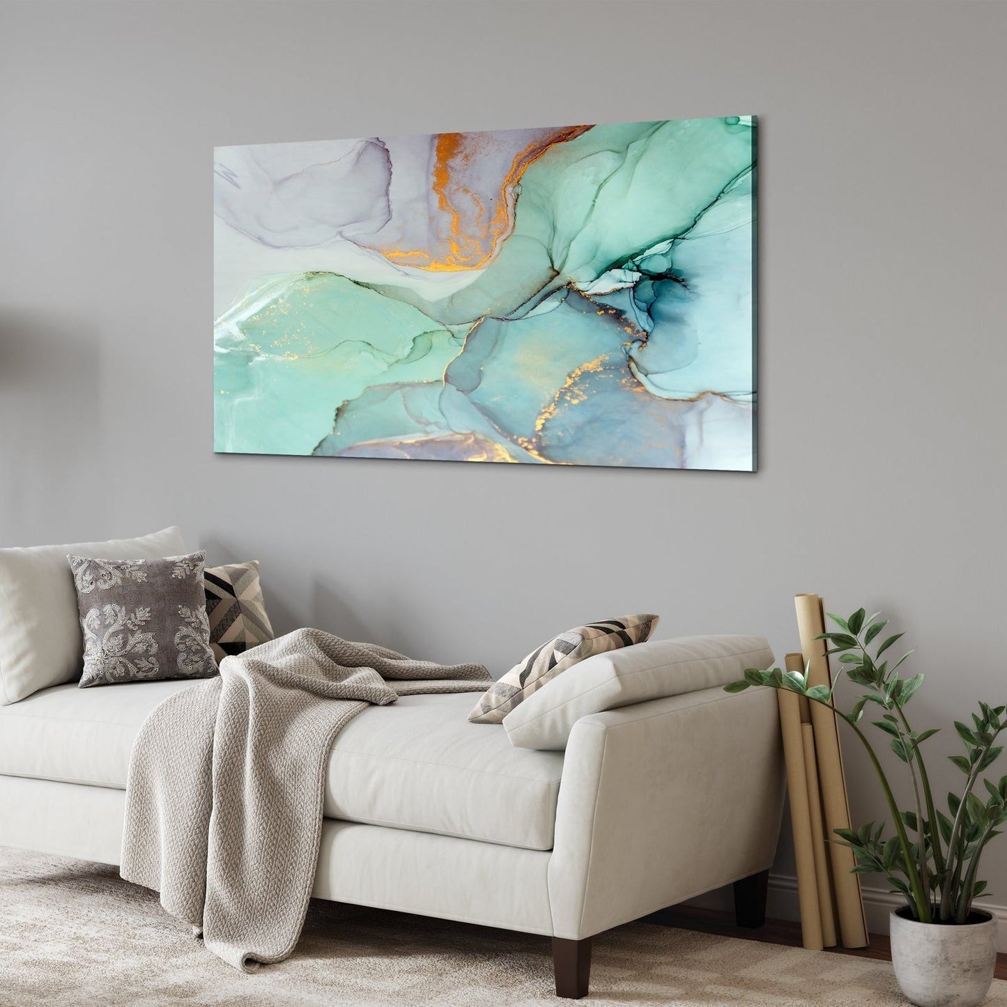 Schilderij Pastel Marble (Canvas)